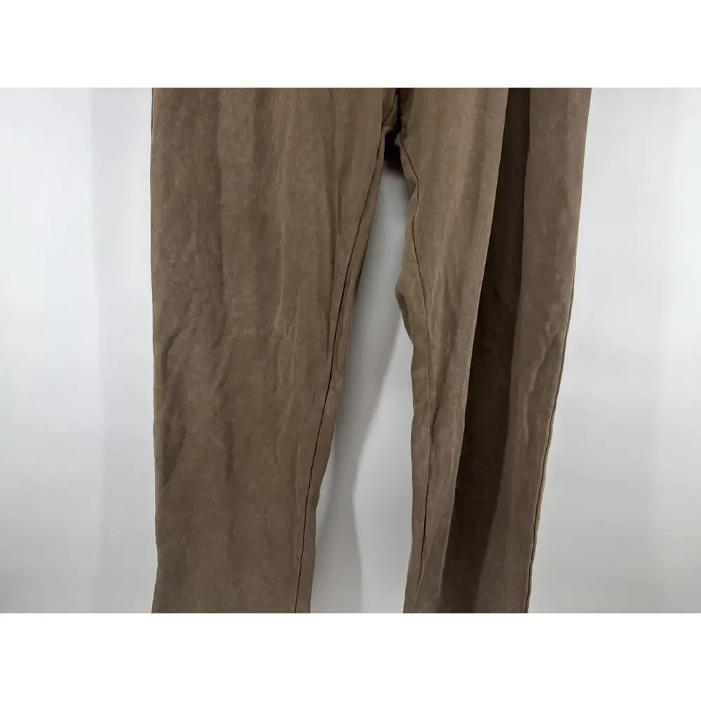 Threads 4 Thought Men's Brown Large Kevin Mineral Wash French Terry Pants NWT